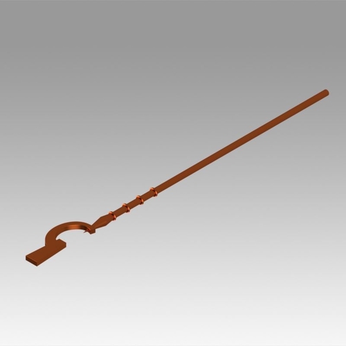 Log Horizon Shiroe Staves Cosplay Weapon Prop 3D Print 368589