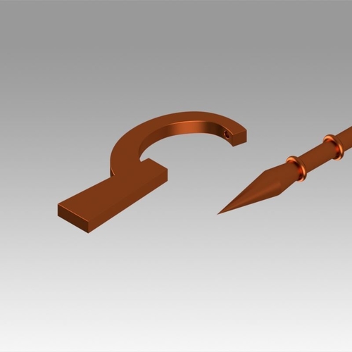 Log Horizon Shiroe Staves Cosplay Weapon Prop 3D Print 368590