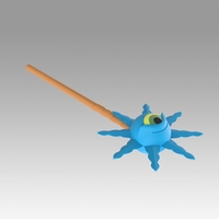 Magical Circle Guru Guru Kukuri Staves Cosplay Weapon Prop - Thumbnail 4