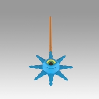 Magical Circle Guru Guru Kukuri Staves Cosplay Weapon Prop - Thumbnail 5