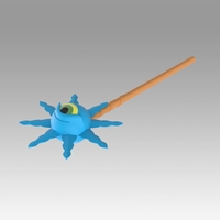 Magical Circle Guru Guru Kukuri Staves Cosplay Weapon Prop - Thumbnail 6