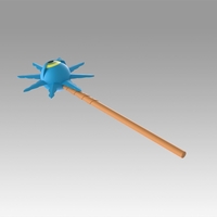 Magical Circle Guru Guru Kukuri Staves Cosplay Weapon Prop - Thumbnail 8