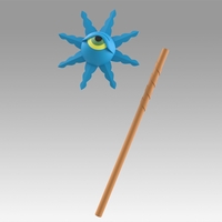 Magical Circle Guru Guru Kukuri Staves Cosplay Weapon Prop - Thumbnail 9