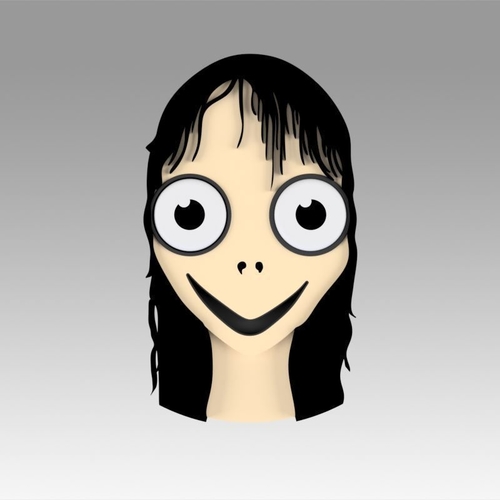 Momo horror ghost bird head 3D Print 368632