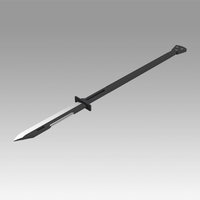 Persona 4 Yu Narukami Izanami Sword B Cosplay Weapon Prop - Thumbnail 6