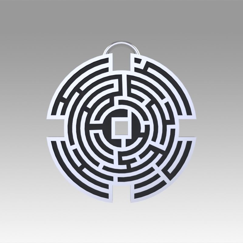 Prisoners Maze pendant movie prop replica