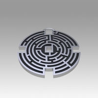 Prisoners Maze pendant movie prop replica - Thumbnail 2