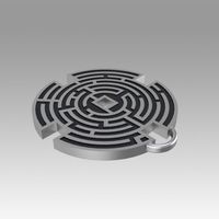 Prisoners Maze pendant movie prop replica - Thumbnail 3