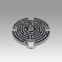 Prisoners Maze pendant movie prop replica - Thumbnail 4