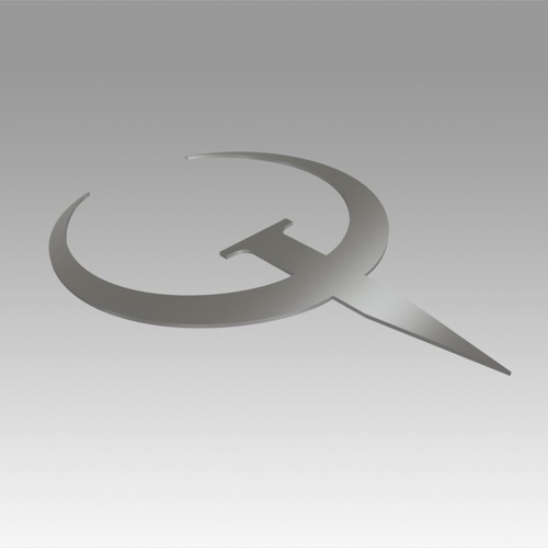 Quake logo 3D Print 368860