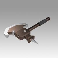 Ragnarok Hulk Robert Bruce Banner Hatchet Cosplay Weapon Prop - Thumbnail 6