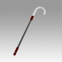 Small RWBY Roman Torchwick Crutch Cosplay Weapon Prop 3D Printing 368909