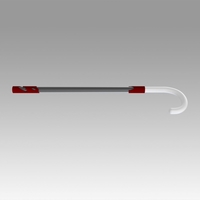 RWBY Roman Torchwick Crutch Cosplay Weapon Prop - Thumbnail 3