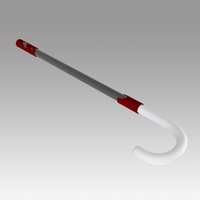 RWBY Roman Torchwick Crutch Cosplay Weapon Prop - Thumbnail 4