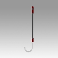 RWBY Roman Torchwick Crutch Cosplay Weapon Prop - Thumbnail 5