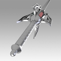 RWBY Weiss Schnee Rapier Myrtenaster Cosplay Weapon Prop - Thumbnail 9