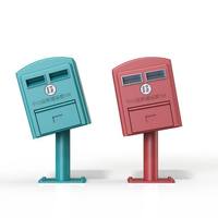Typhoon-tilted Taipei mailboxes - Thumbnail 3