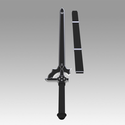 SAO Kirito Elucidator Replica Sword cosplay prop 3D Print 368953