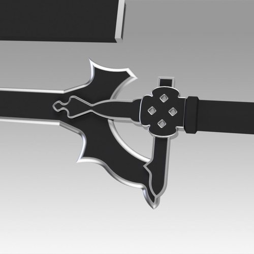 SAO Kirito Elucidator Replica Sword cosplay prop 3D Print 368960