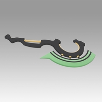 Seraph of the End Vampire Reigna Sangu Axe - Thumbnail 3