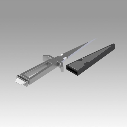 Star Trek TOS inspired Dagger and Agonizer prop as in Mirror 3D Print 369016