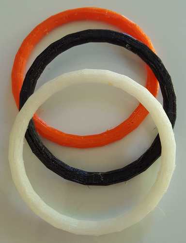 NinjaFlex Halloween Bracelets 3D Print 36906