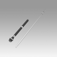 Star Wars Red Royal Guard Staves Cosplay Weapon Prop - Thumbnail 9