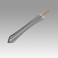 Small Sword of Erik Killmonger from movie Black Panther  3D Printing 369066