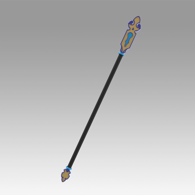 Tales of Zestiria the X Mikleo Staves Cosplay Weapon Prop