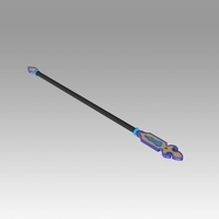 Tales of Zestiria the X Mikleo Staves Cosplay Weapon Prop - Thumbnail 4