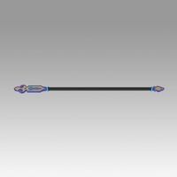 Tales of Zestiria the X Mikleo Staves Cosplay Weapon Prop - Thumbnail 7