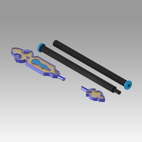 Tales of Zestiria the X Mikleo Staves Cosplay Weapon Prop 3D Print 369092