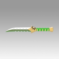 The Seven Deadly Sins Meliodas Lost Bane Sword Cosplay Weapon - Thumbnail 7