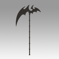 Small Vampire Knight Kurosu Yuki Artemis Cosplay Weapon 3D Printing 369169