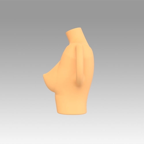 Vase female breast 3D Print 369185