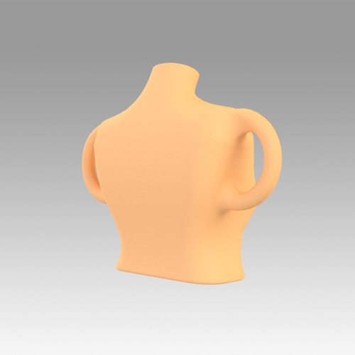 Vase female breast 3D Print 369188