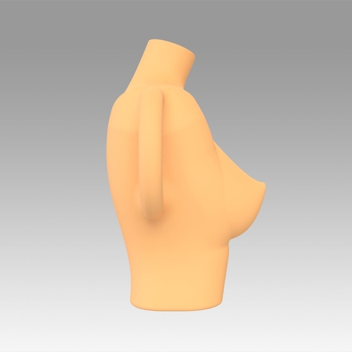 Vase female breast 3D Print 369189