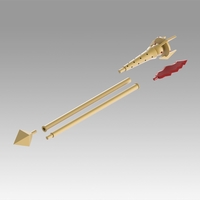 World of Warcraft WOW Blood Elf Mage Staves Cosplay Weapon Prop - Thumbnail 9