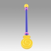 Yu Gi Oh 33 Yugioh Dark Magician Girl Staves Cosplay Weapon Prop - Thumbnail 5