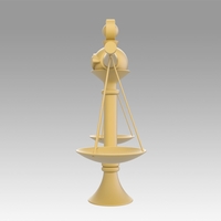 Yu Gi Oh Yugioh Duel Monsters Shadi Libra Cosplay Prop - Thumbnail 4