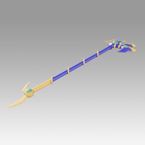 Yugioh Duel Monsters GX Magicians Valkyria Cane Cosplay Weapon 3D Print 369251