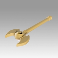 Yu-Gi-Oh Yugioh Duel Monsters Marik Ishtar Cane Cosplay Prop - Thumbnail 6