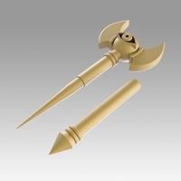 Yu-Gi-Oh Yugioh Duel Monsters Marik Ishtar Cane Cosplay Prop - Thumbnail 10
