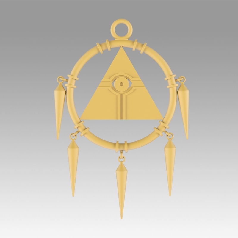 Yu Gi Oh Yugioh Duel Monsters Ryo Bakura Necklace Cosplay Prop