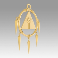 Yu Gi Oh Yugioh Duel Monsters Ryo Bakura Necklace Cosplay Prop - Thumbnail 2