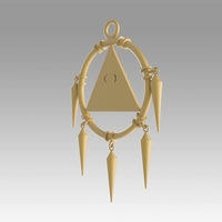 Yu Gi Oh Yugioh Duel Monsters Ryo Bakura Necklace Cosplay Prop - Thumbnail 4