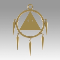 Yu Gi Oh Yugioh Duel Monsters Ryo Bakura Necklace Cosplay Prop - Thumbnail 5