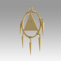 Yu Gi Oh Yugioh Duel Monsters Ryo Bakura Necklace Cosplay Prop - Thumbnail 6