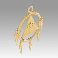 Yu Gi Oh Yugioh Duel Monsters Ryo Bakura Necklace Cosplay Prop - Thumbnail 7