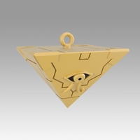 Small Yu-Gi-Oh Yugioh Duel Monsters Yugi Muto Necklace Cosplay Prop 3D Printing 369284